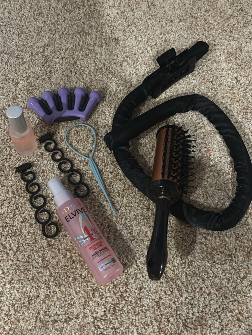 Lot of hair products and tools NEW and EUC